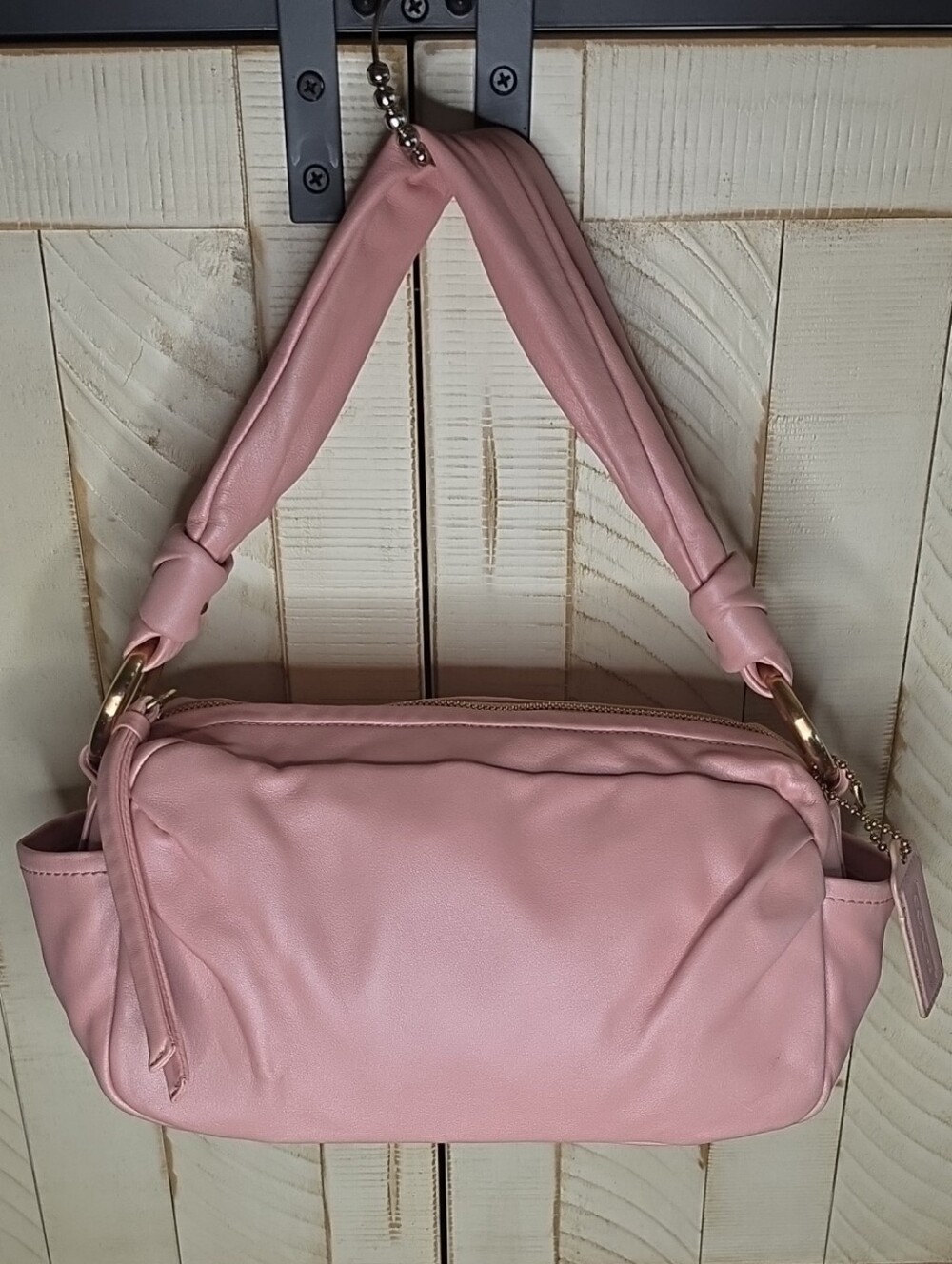 Coach Parker Pink Leather Shoulder Bag Purse Handbag